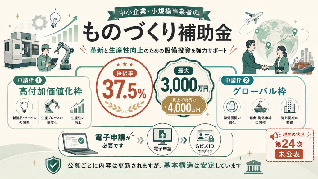 結論｜第22次の採択率は37.5%、第24次の日程は未公表を整理した図解