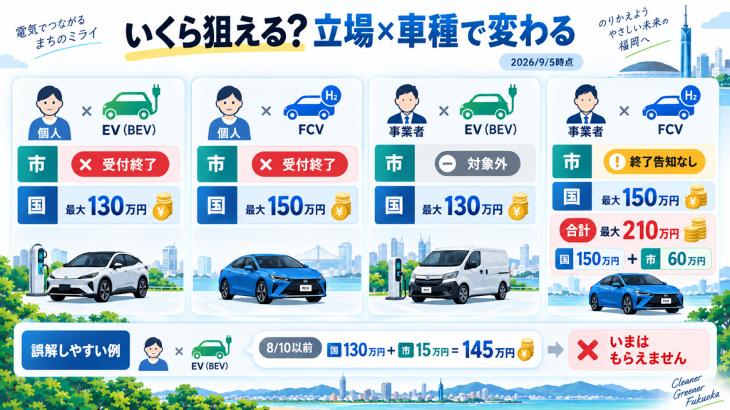 図解:事業者のFCV枠だけが、なぜまだ残っているのか?