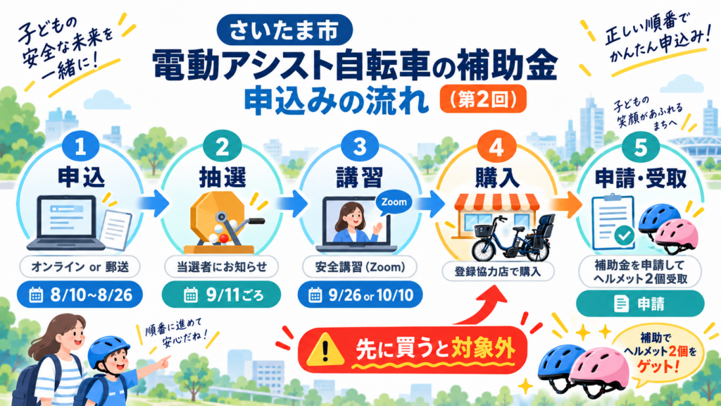 図解：あなたはさいたま市の電動自転車補助金の対象になる？