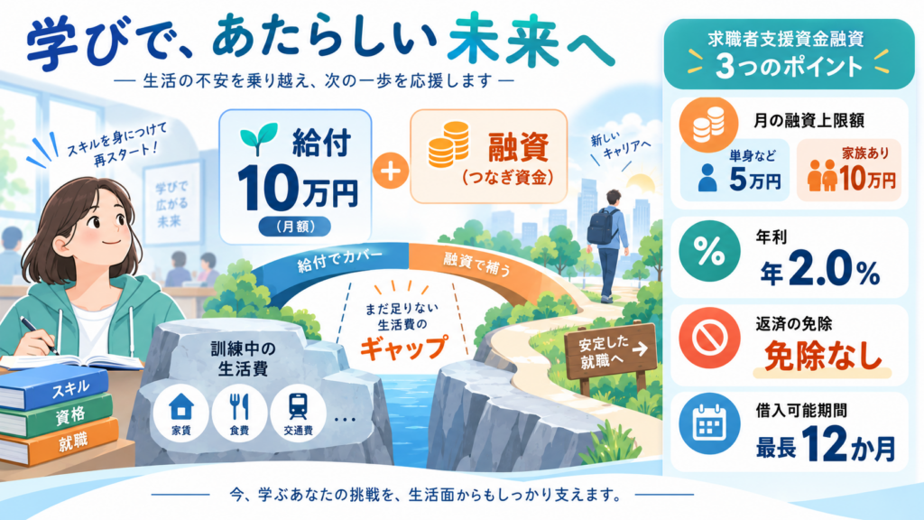 訓練中に使える総額と、返す総額を同時に出すを整理した図解