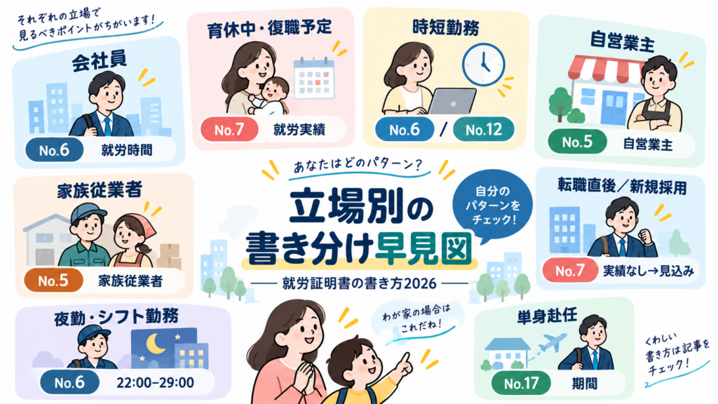 欄別の記入例|No.3・No.6・No.7でつまずくを整理した図解