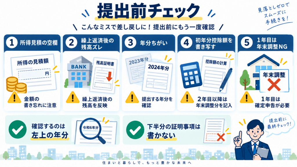 この様式でつまずきやすい5つの疑問を整理した図解
