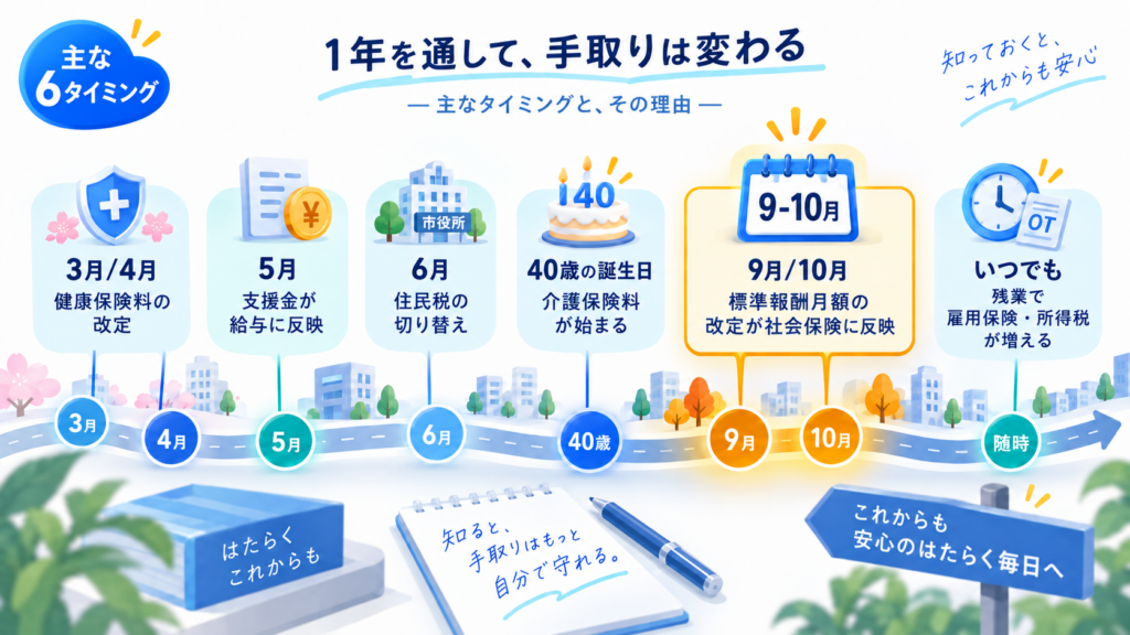 控除欄の見落としで起きる差し戻し・手取り誤算の落とし穴を整理した図解