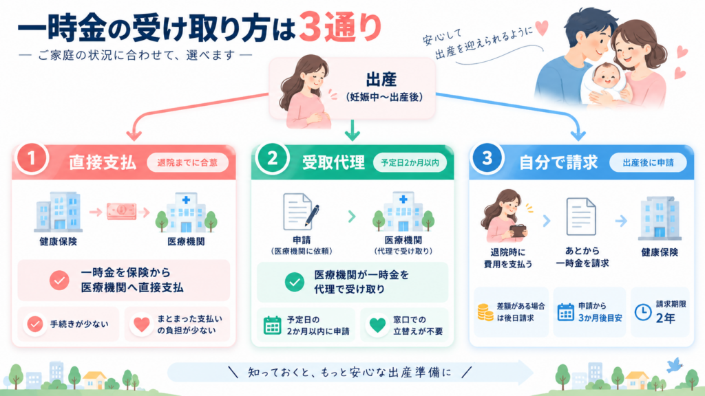 図解：働いている・退職した・扶養に入っている、で出す書類はどう変わる？