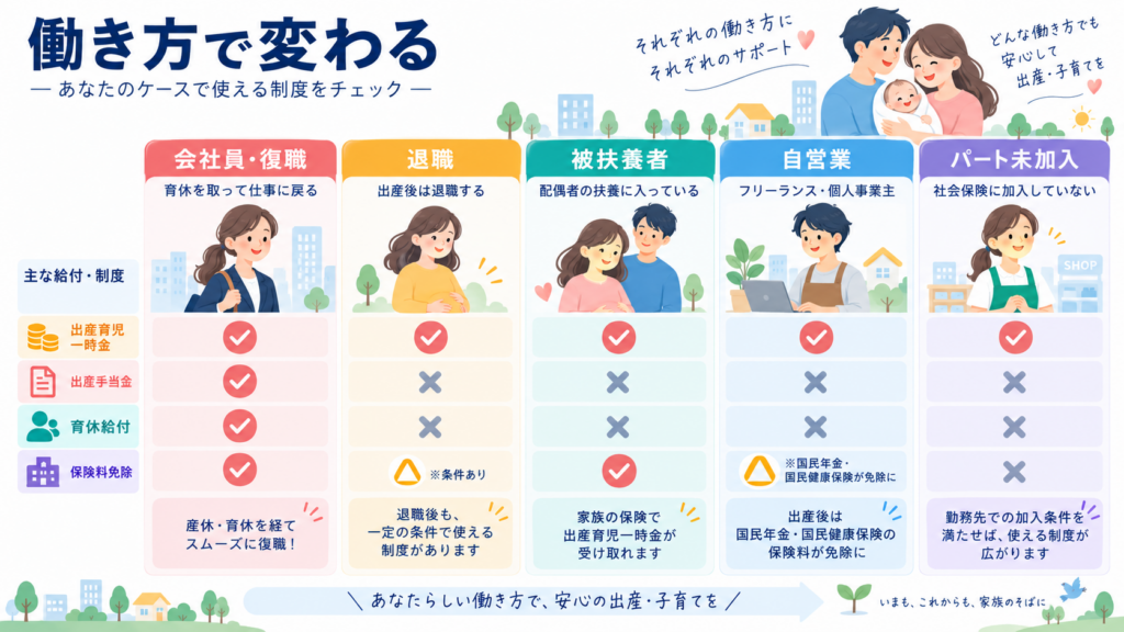 出産の手続き一覧2026の提出前の最終チェックを整理した図解