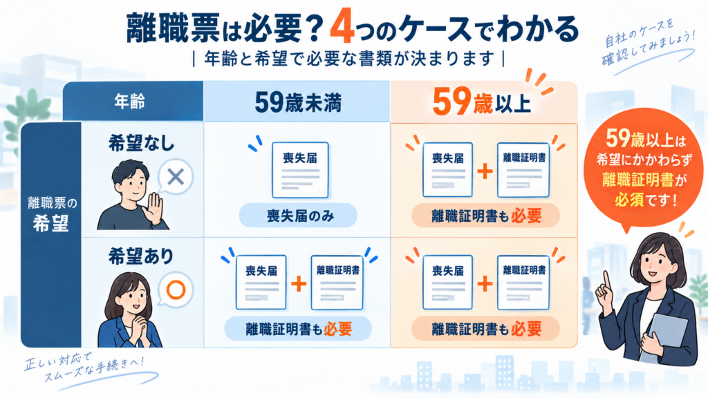 図解：資格喪失届が必要になるのは退職だけではない