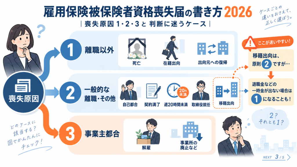 離職票は必要？交付の要否で分かれる4つのケースを整理した図解