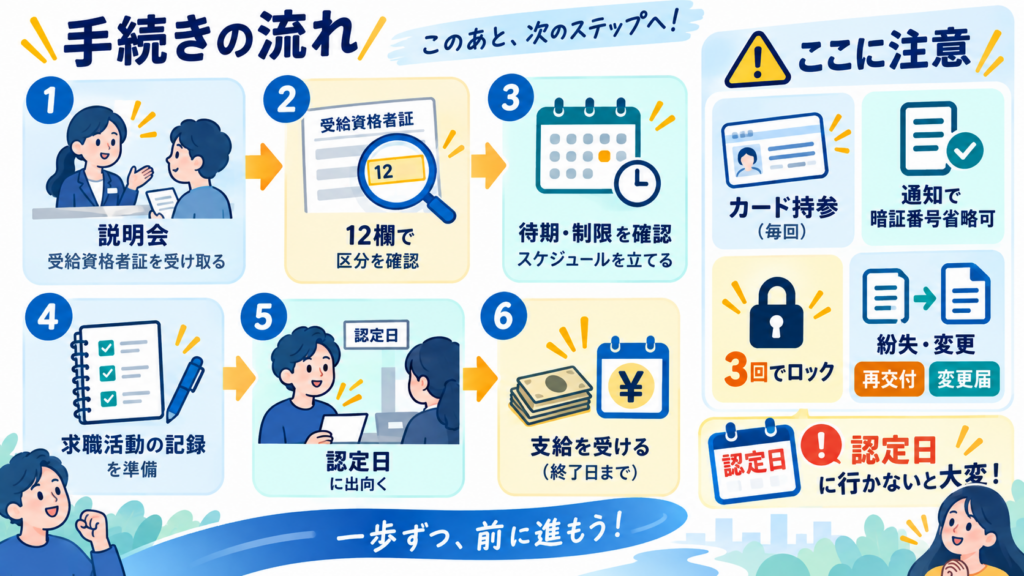 受給資格者証の見方でよくある間違い・見落としの落とし穴を整理した図解