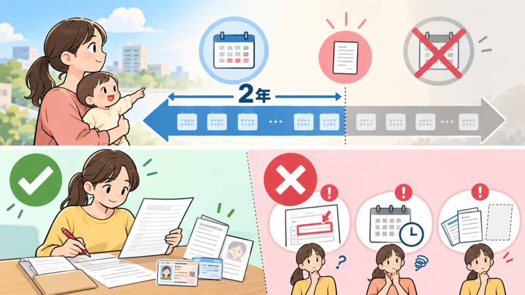 申請でよくある不備・差し戻しの落とし穴を整理した図解