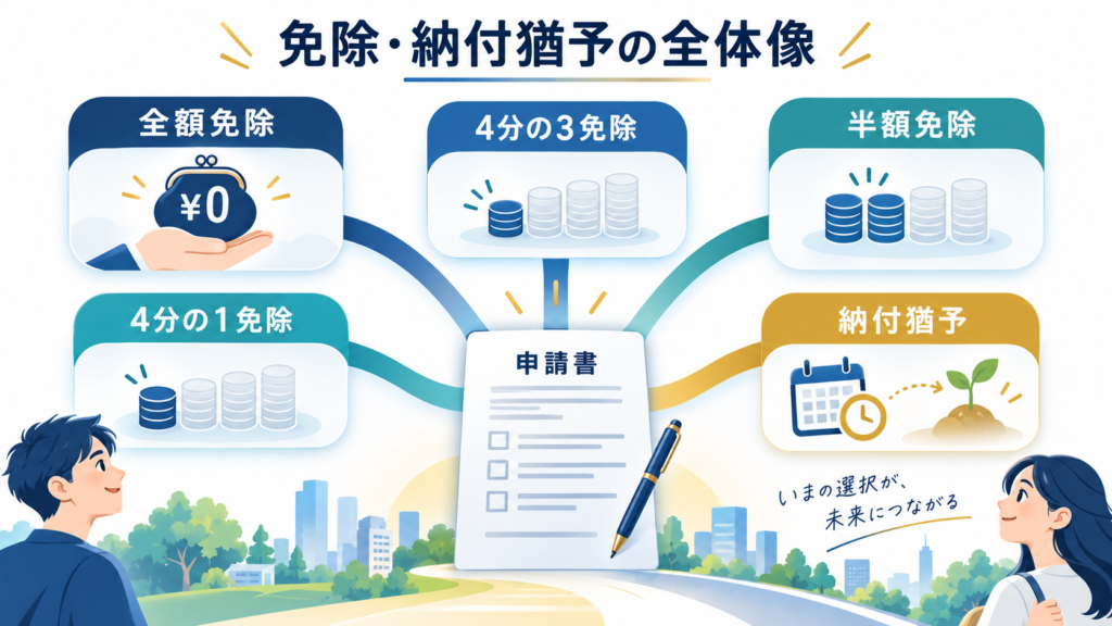 図解：国民年金の免除申請、対象になるのは誰？対象外の人は？