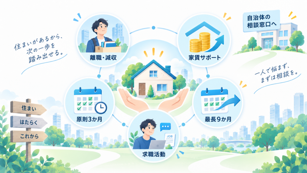 離職後に使える制度まとめの一緒に確認したい手続きを整理した図解