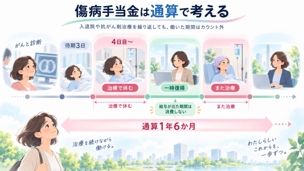 図解：治療をしながら働き続けるための支援はある？