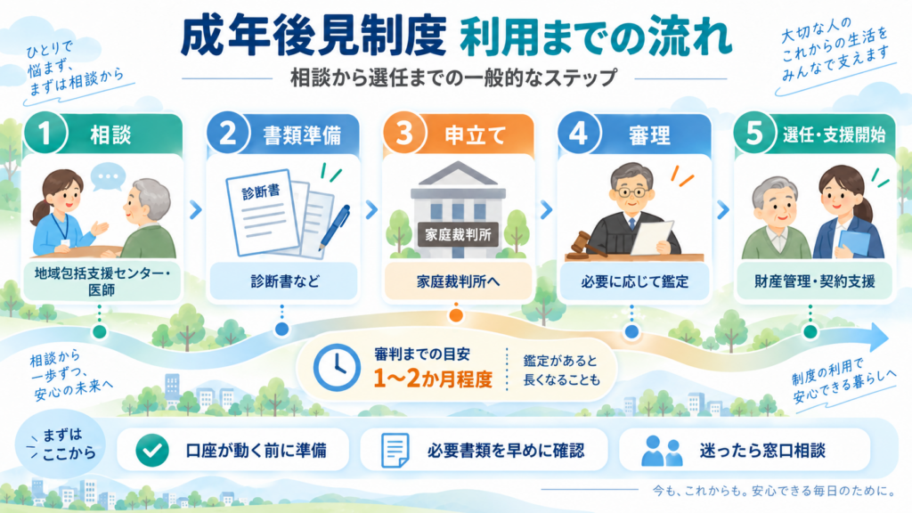 高額介護サービス費の払い戻しを受けるにはを整理した図解